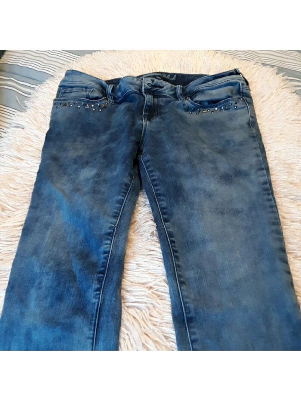 Bullhead Black acid  wash jeans